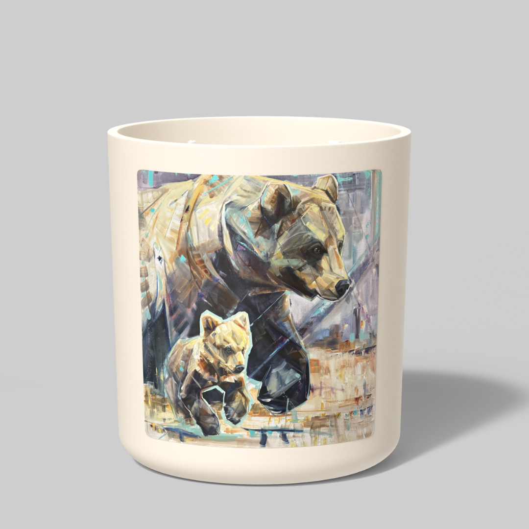 Born Free Bear Candle