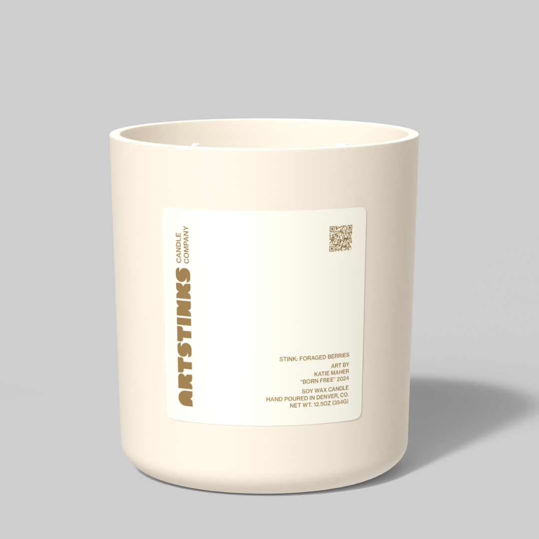 Born Free Bear Candle