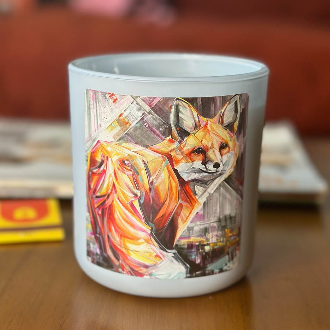 Juicy Fruit Fox Candle