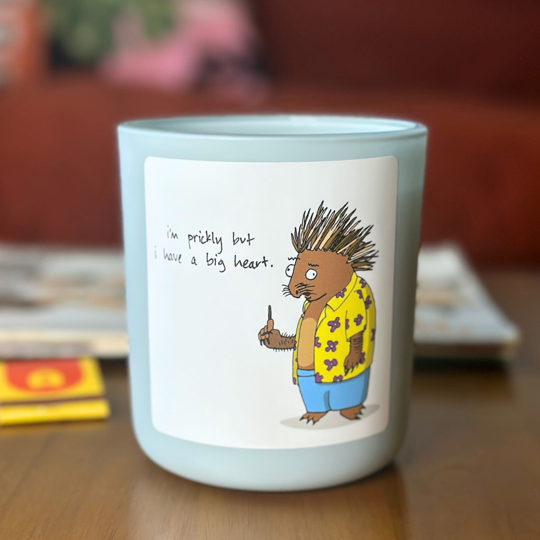 Porcupine Candle